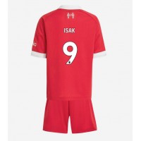 Liverpool Alexander Isak #9 Domáci Detský futbalový dres 2025-26 Krátky Rukáv (+ trenírky)